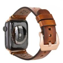 Plm Vigo RST2EF Taba 42-44-45 mm Apple Watch Uyumlu Deri Kordon