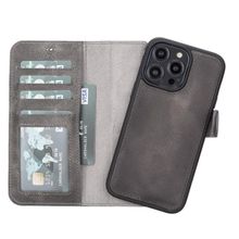 Plm VS4EF Apple iPhone 14 Pro Max Uyumlu Deri Cüzdanlı Kılıf