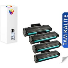 Plus Print 1000SAFYA Laser 107W Yazıcı Uyumlu 4'lü Çipsiz Muadil Toner