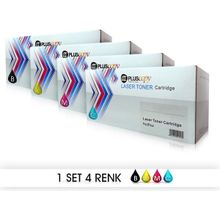 Pluscopy Canon CRG-045 1 Takım 4 Renk Ithal Muadil Renkli Toner
