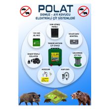 Polat Pro 4000 mt 40-45 Dönüm Güneş Panelli Elektrikli Çit