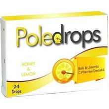 Poledrops Ballı Limon Aromalı 24 Pastil