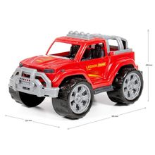 Polesie 76113 Kırmızı Lejyon Oyuncak Jeep