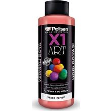 Polisan 120 ml Açık Pembe X1 Art Vernikli Boya