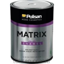 Polisan Matrix Enamel 700 Bayrak Kırmızı 2.5 lt Sentetik Boya
