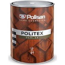 Polisan Politex Vernikli Parlak Renksiz 0.75 lt Ahşap Koruyucu