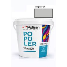 Polisan Popüler Marjinal Gri 10 KG Plastik Mat İç Cephe Boyası