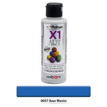 Polisan X1 Art Azur Mavisi 120 ml Multisurface Hobi Boyası