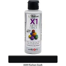 Polisan X1 Art Karbon Siyah 120 ml Multisurface Hobi Boyası