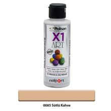 Polisan X1 Art Multisurface 0085 Sütlü Kahve 120 ml Hobi Boyası