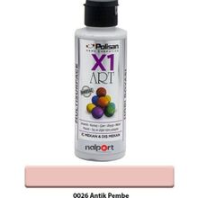 Polisan X1 Art Multisurface Antik Pembe 120 ml Hobi Boyası