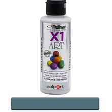 Polisan X1 Art Multisurface Mavi Ladin 120 ml Hobi Boyası