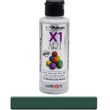 Polisan X1 Art Nefti Yeşil 120 ml Multisurface Hobi Boyası