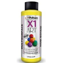 Polisan X1 Art Sarı 120 ml Multisurface Hobi Boyası