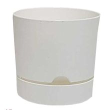 Poliwork Begonya 25 cm Beyaz Saksı