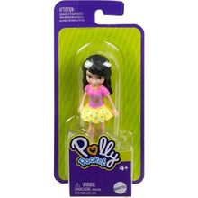 Polly Pocket HHX86 Siyah Saçlı Kalpli T-Shirt Arkadaşlar Figür