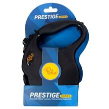 Polo Prestige Siyah - Beyaz Renk Small 5 mt Otomatik Köpek Tasma