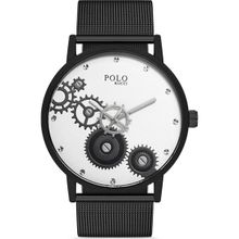 Polo Rucci 2248 Siyah Beyaz Erkek Kol Saati