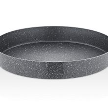 Polo Shef Gri 38 cm Granit Fırın Tepsisi