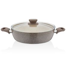 Polo Shef Panamera Granit Ezme 22 cm Basık Tencere