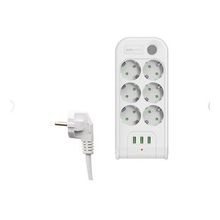 PoloSmart 6'lı 2 m MP10 Termal Akım Korumalı Uzatma Kablosu