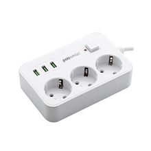 PoloSmart MP08 2 m Termal Akım Korumalı Uzatma Kablosu