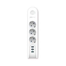 Polosmart MP09 2 m Beyaz Termal Akım Korumalı Uzatma Kablosu