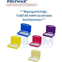 POLYWAX Ortodontik Wax 5 Adet Karışık Aromalı Ortodonti Braket Diş Teli Mumu