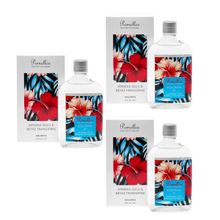 Pomellos Jamaika Gülü ve Beyaz Frangipani 3x250 ml Cam Şişe Kolonya
