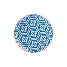 Porland 04A+P018765 Desen2 Mavi 28 cm Morocco Düz Tabak