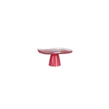 Porland 04FIA002606 Ripple Pembe 28 cm Ayaklı Tabak