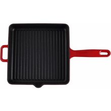 Porland 04FST002560 25 cm Sapore Kırmızı Kare Döküm Tava