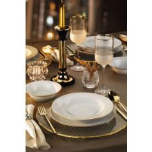 Porland 04POR035536 Gold Fileli Mina 18 Parça Yemek Takımı