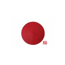 Porland 04STY005182 38 cm 6'lı Vista Kırmızı Amerikan Servis