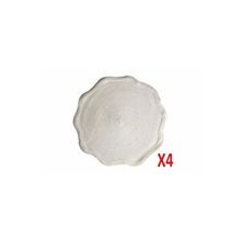 Porland 04STY007368 38 cm 4'lü Priya Krem Amerikan Servis