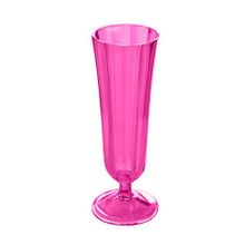 Porland 130 cc Pembe Flüt Şampanya Bardağı