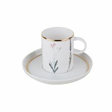 Porland 200 cc Botanıcal Tabaklı Çay Fincanı