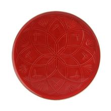 Porland 27 cm Christina Kırmızı Düz Tabak