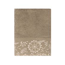 Porland Akra 50x90 Nakışlı Yeşil Havlu