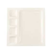 Porland Alumilite 33 cm Bölmeli Kahvaltı Tabağı