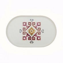 Porland Arabesque Desen 28 cm Kayık Tabak