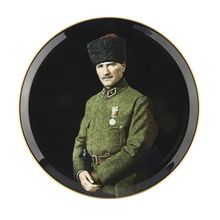 Porland Atatürk 28 cm Desen 2 Dekoratif Tabak