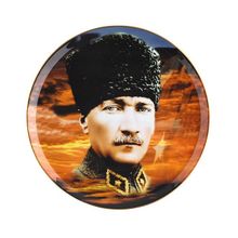 Porland Atatürk 28 cm Desen 4 Dekoratif Tabak