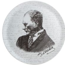 Porland Atatürk Desen4 32 cm Duvar Tabağı