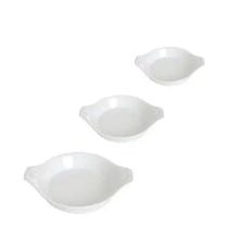 Porland Beyaz Porselen 21-17-14 cm Sahan Set