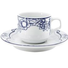 Porland Blue Manoir 85 cc Desen 4 Tabaklı Kahve Fincanı