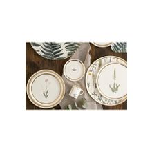 Porland Botanical 19 Parça 6 Kişilik Pasta & Çay Takımı