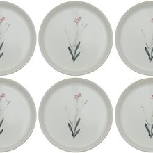Porland Botanical Desen 19 cm 6'lı Çukur Tabak
