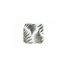 Porland Botanical Desen 21x21 cm 2li Düz Tabak