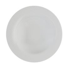 Porland Collet Beyaz 30 cm Desen 1 Çukur Tabak